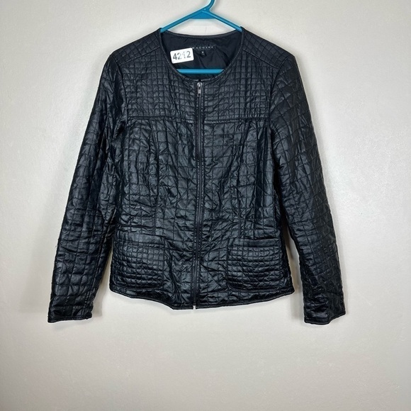 Baccini Jackets & Blazers - Baccini light weight black jacket. Size med 18-1/2 p2p. 24” length. Pre owned